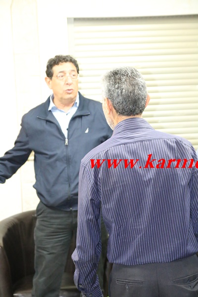 امين مقلدة يكرم الطاقم الطبي من مستشفى الكرمل 
