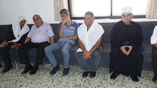 بالصور مراسيم دفن المرحوم هايل عفيف ستاوي في المغار 