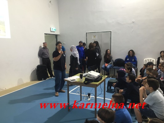 مدرسة البيادر - عين الأسد تحتفل مع الوزارة لحماية البيئة وسلطة تصريف مياه الوديان والأنهار 