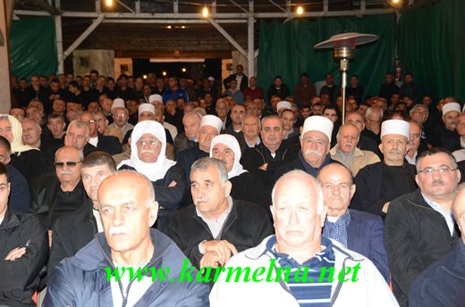 اجتماع كبير لحزب كديما واكرم حسون في منتزه البستان
