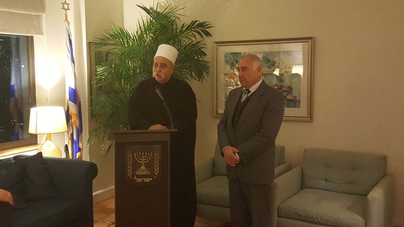 فضيلة الشيخ موفق طريف الرئيس الروحي للطائفة الدرزية في زيارة عملٍ خاصة وبالغة الأهمية للأمم المتحدة والولايات المتحدة الأمريكية