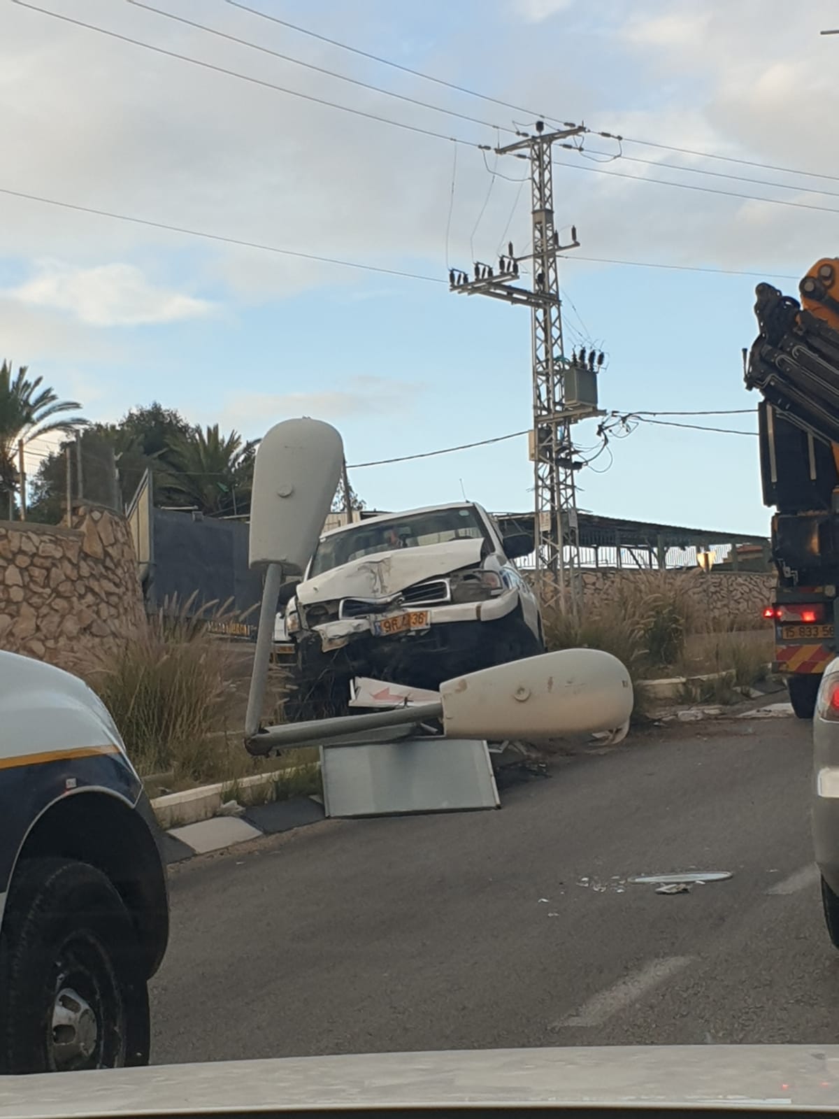 حادث طرق ذاتي على منحدرات رونسون 