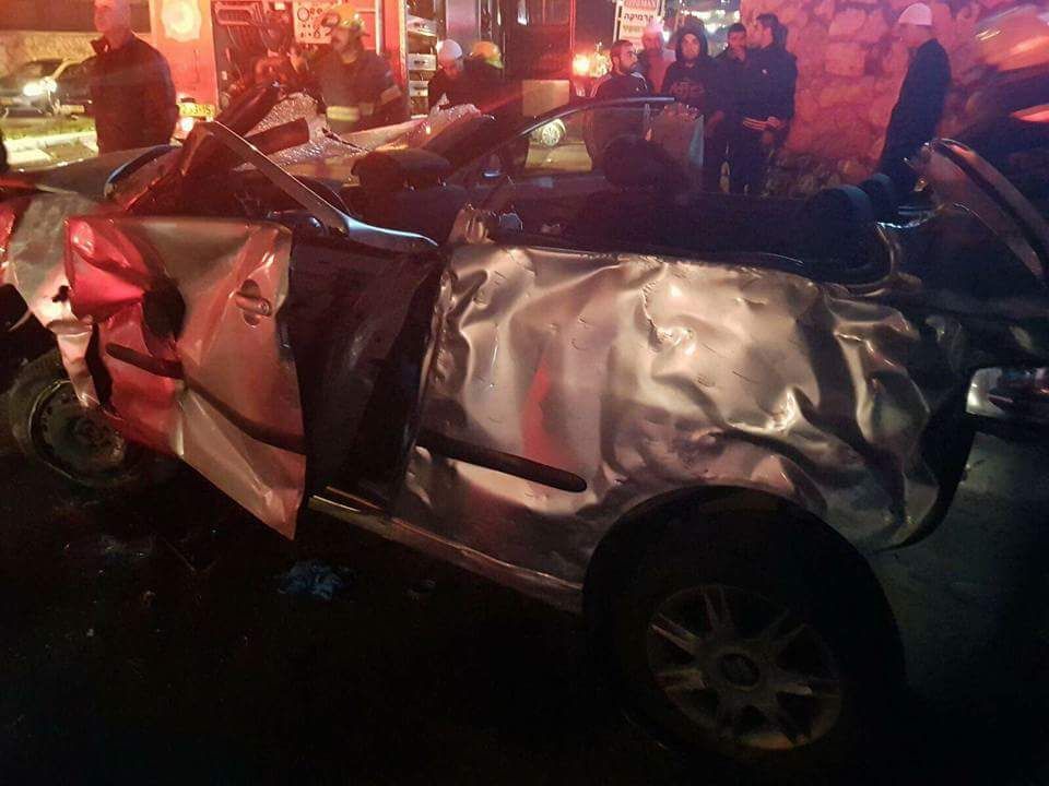 شارع 672 ما بين دالية الكرمل وعسفيا : حادث طرق دامي واربعة شبان في حالات ما بين خطيرة ومتوسطة 