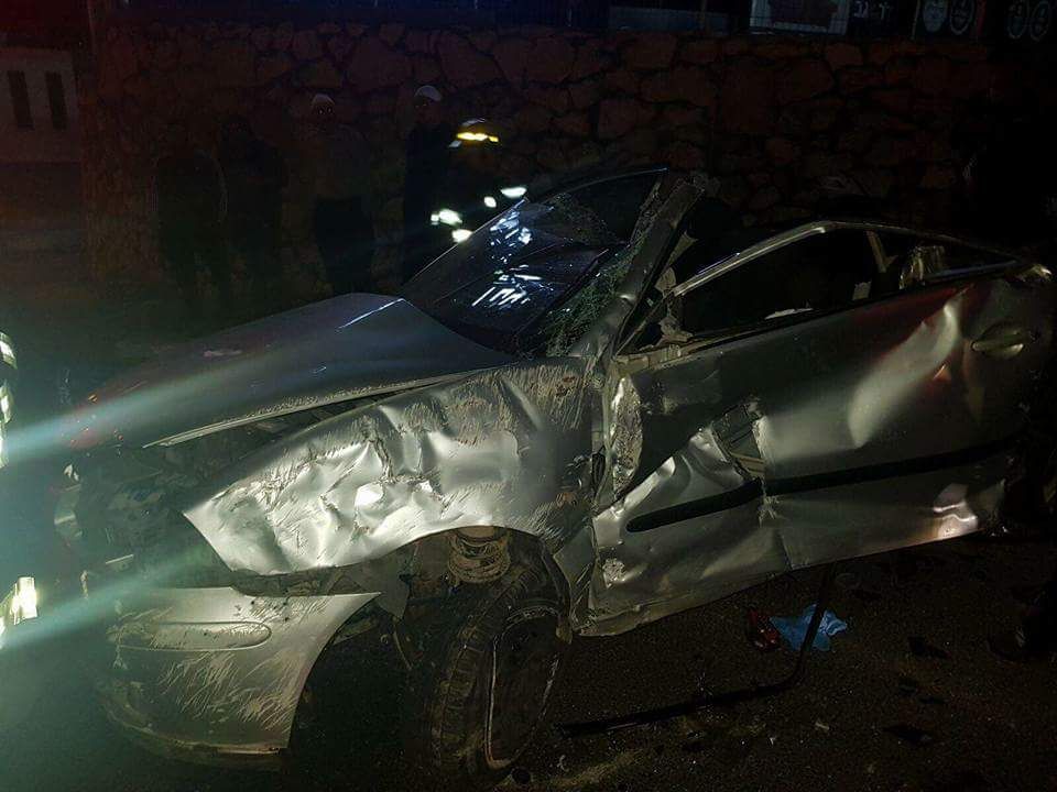 شارع 672 ما بين دالية الكرمل وعسفيا : حادث طرق دامي واربعة شبان في حالات ما بين خطيرة ومتوسطة 