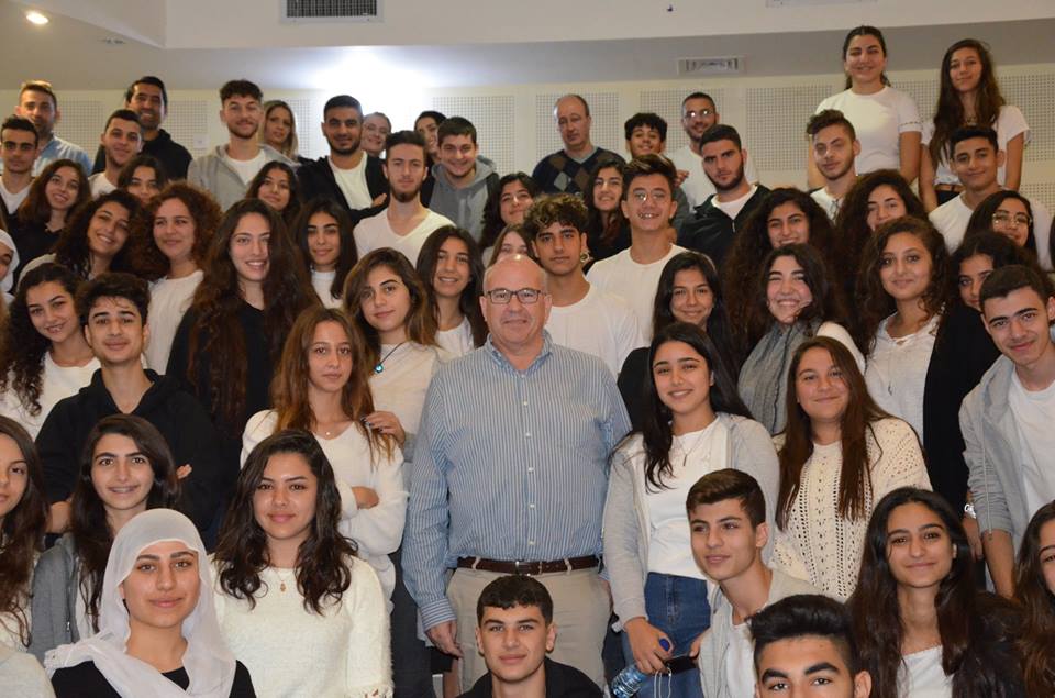 المبادر العالمي  ومستشار البيت الأبيض والأمم المتّحدة في رحاب الثّانويّة الدّرزيّة للعلوم والقيادة دركا يركا