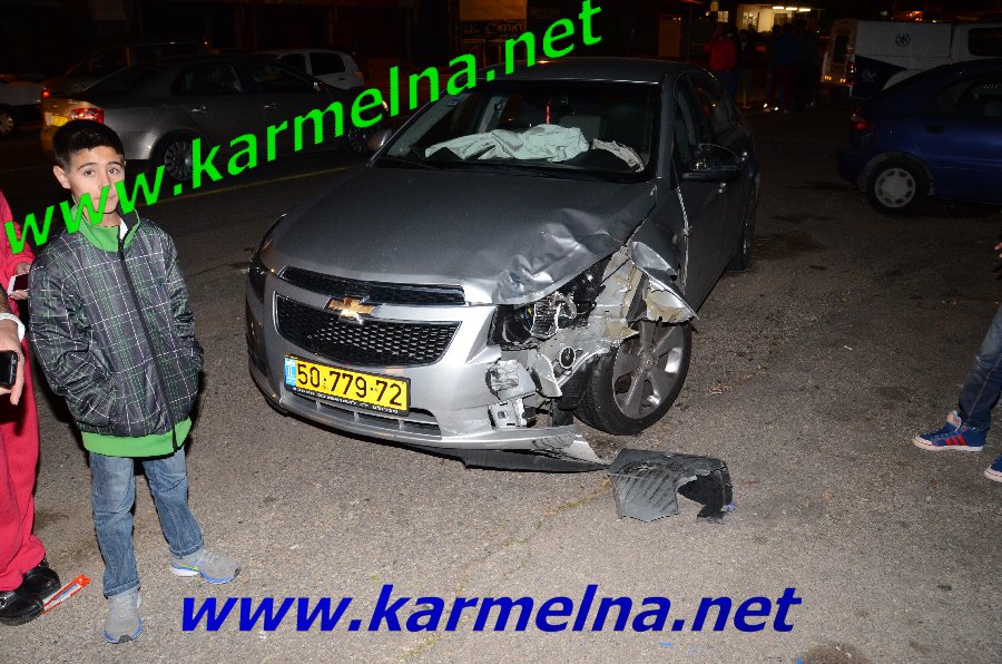 תאונת דרכים בעספיא :רכב התנגש באופנוע