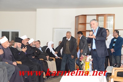 اجتماع مميز لسليم قدور والوزير مئير كوهن .