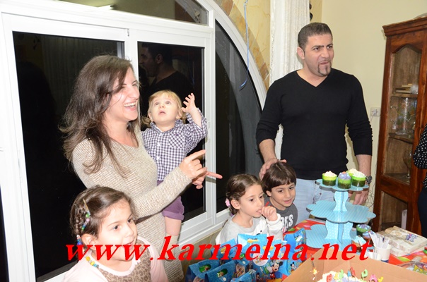 عائلة الزميل اسامة ناطور تحتفل بعيد ابنهم ري الاول 