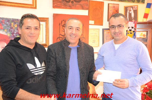 מפגש עם הנהלות מכבי והפועל מועין במכללת הכרמל