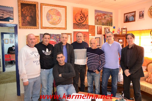 מפגש עם הנהלות מכבי והפועל מועין במכללת הכרמל