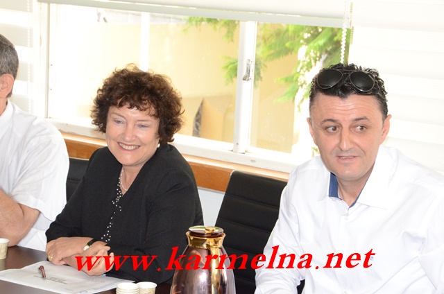 נגידת בנק ישראל דר קרנית פלוג אורחת של קופטאן חלבי יור העמותה לקדום החייל הדרוזי