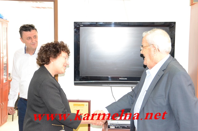 נגידת בנק ישראל דר קרנית פלוג אורחת של קופטאן חלבי יור העמותה לקדום החייל הדרוזי