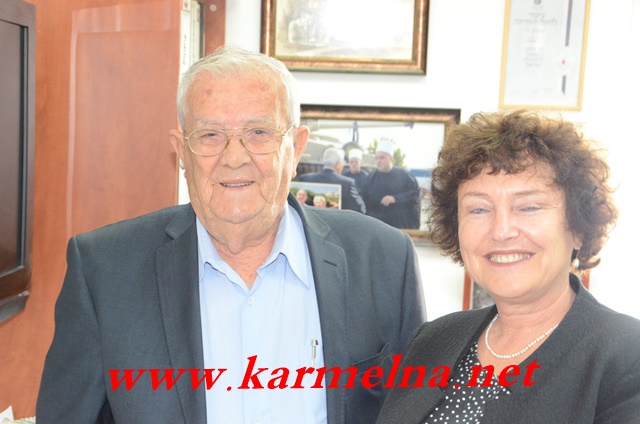נגידת בנק ישראל דר קרנית פלוג אורחת של קופטאן חלבי יור העמותה לקדום החייל הדרוזי