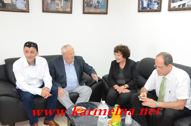 נגידת בנק ישראל דר קרנית פלוג אורחת של קופטאן חלבי יור העמותה לקדום החייל הדרוזי