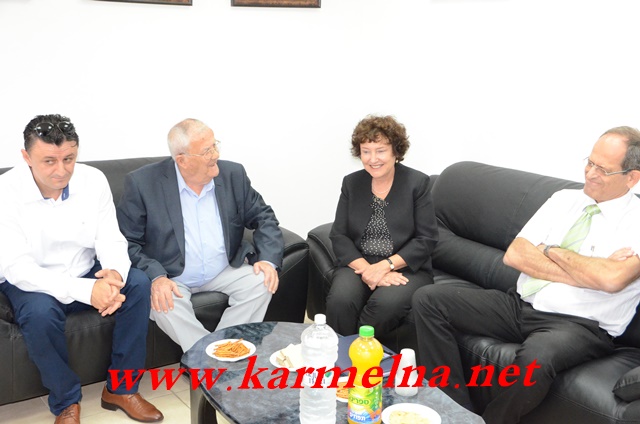 נגידת בנק ישראל דר קרנית פלוג אורחת של קופטאן חלבי יור העמותה לקדום החייל הדרוזי