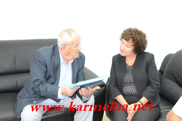נגידת בנק ישראל דר קרנית פלוג אורחת של קופטאן חלבי יור העמותה לקדום החייל הדרוזי