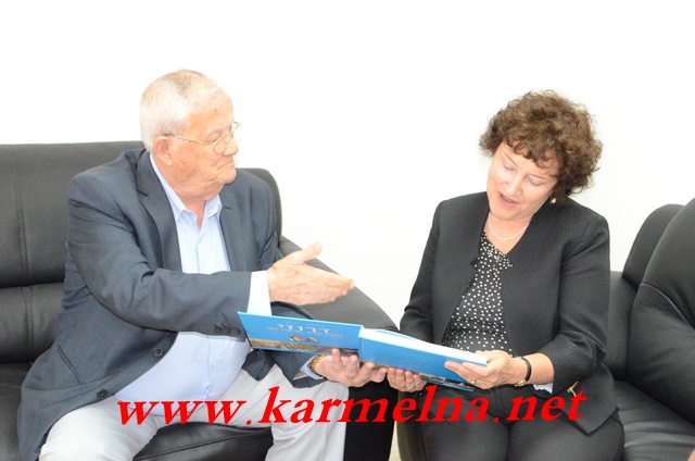 נגידת בנק ישראל דר קרנית פלוג אורחת של קופטאן חלבי יור העמותה לקדום החייל הדרוזי