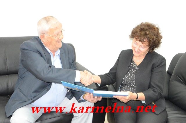 נגידת בנק ישראל דר קרנית פלוג אורחת של קופטאן חלבי יור העמותה לקדום החייל הדרוזי
