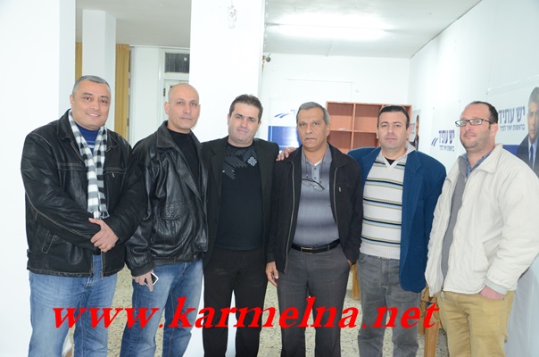 יש עתיד يفتتح مقره الانتخابي في الكرمل .