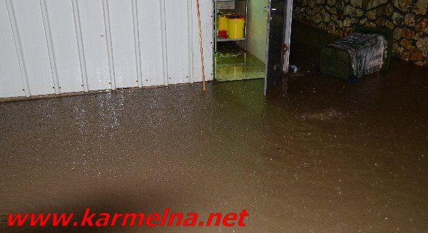 כרמל נסראלדין:שוב הוצף ביתו של פריד אבו חמוד