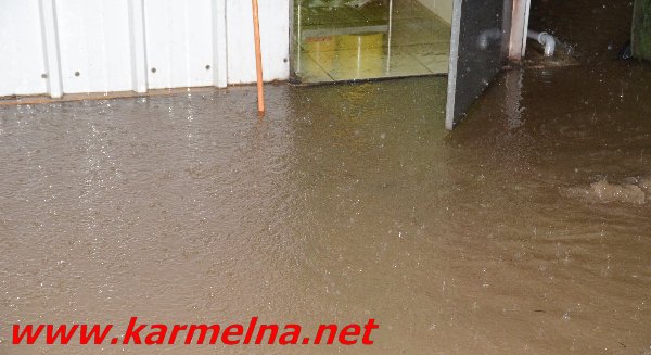 כרמל נסראלדין:שוב הוצף ביתו של פריד אבו חמוד