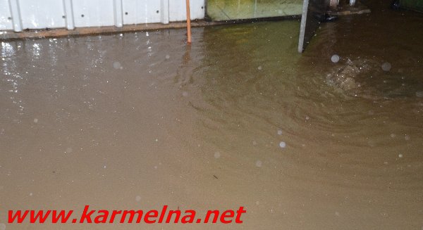 כרמל נסראלדין:שוב הוצף ביתו של פריד אבו חמוד