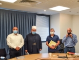 الشيخ موفق طريف يجتمع مع رئيس الوحدة القطرية للبناء بغية تجميد أوامر هدم في كسرى وكفرسميع