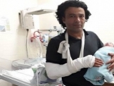 الزوجان ماهر ونهلة مرعي من حرفيش يرزقان بطفلهما الأول جواد بعد 14 عامًا من الانتظار